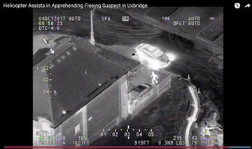A 20-year-old man is facing numerous charges after attempting to flee from police early Wednesday morning in Uxbridge.