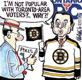 Steve Nease and the Boston Bruins