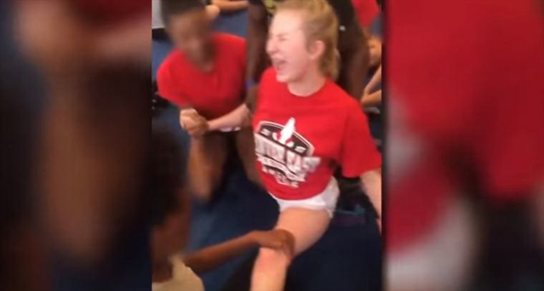 Disturbing Video Shows High School Cheerleaders Screaming As They’re