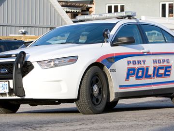 Port Hope police cruiser.