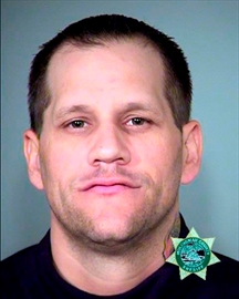 This undated photo provided by the Multnomah County Sheriff's office shows Jason Blomgren. Federal supervision officers have cited concerns that Blomgren, who pleaded guilty last year to conspiring to impede federal employees from carrying out their work at Oregon's Malheur National Wildlife Refuge, has been using opiates, which would be a violation of his release conditions, based on a positive result for morphine on a May, 2017, urinalysis test. Blomgren's defense lawyer and investigator argue, based on an outside expert's opinion and review of the test results, that eating an everything bagel with poppy seeds for breakfast every day could not be ruled out as the source of the morphine results. (Multnomah County Sheriff's Office via AP, File)