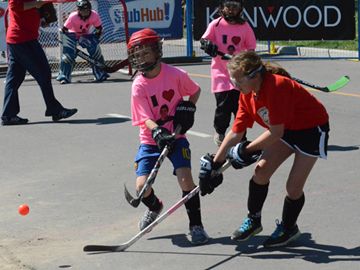 The streets around Victoria Park were filled with 36 road hockey pads this weekend (May 25 and 26) for Hockey Night In Canada’s Play On! 4-on-4 tournaments.