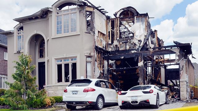 Luxury House And Car fire damage at kleinburg home estimated at $5m; several luxury Luxury House And Car fire damage at kleinburg home estimated at $5m; several luxury