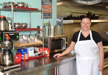 Corrine McGrath, co-owner of Kaileys Kafe in Brighton, says the restaurant has been running understaffed since the pandemic began and the shortage of workers continues.