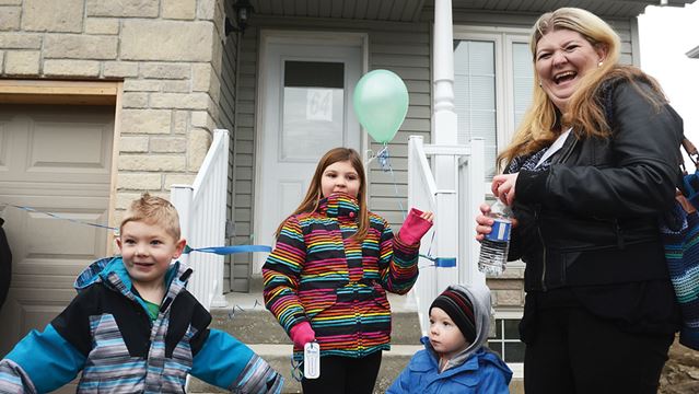 Four families move into new Oshawa Habitat for Humanity homes