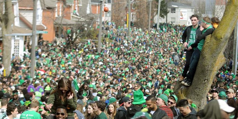 wilfrid laurier university st paddys day