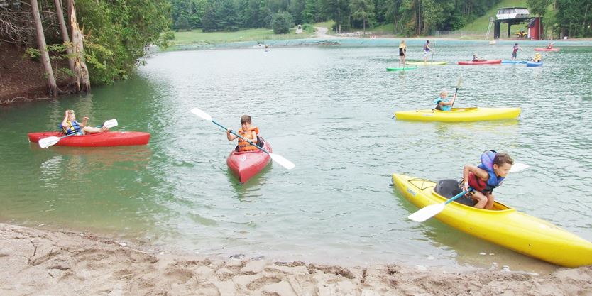 This Lake At Horseshoe Resort Keeps You Cool In Summer, Skiing In 