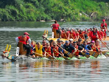 Thousands of people found their way to Fanshawe Lake on Saturday (June 15) to take in all the fun and excitement of the second annual Fanshawe Dragon Boat Festival, held in support of the London Health Sciences Centre.