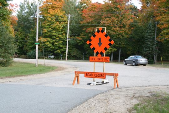 Township closes local road to tourists