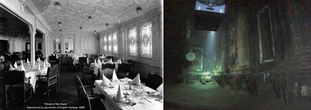 Titanic First Class Dining Room Underwater