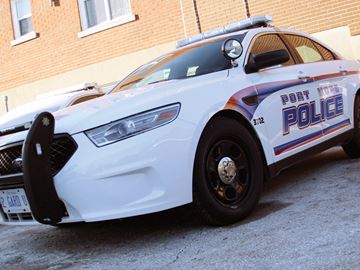 PORT HOPE -- A female officer with Port Hope Police Service has been suspended with pay following an investigation into internal misconduct.