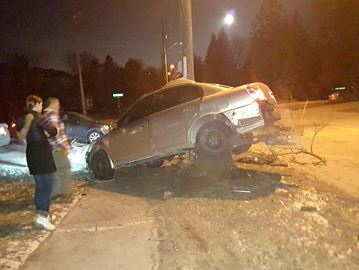 DURHAM -- A Pickering man has died after a vehicle slammed into a tree and utility pole early Sunday morning on Sheppard Avenue, east of Rosebank Road. March 12, 2017