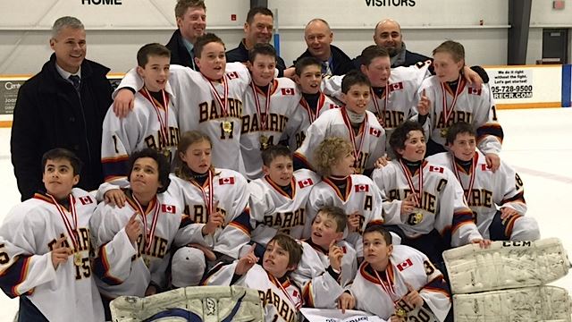 Barrie Colts PeeWee AA Hockey Team Wins Tournament | Simcoe.com