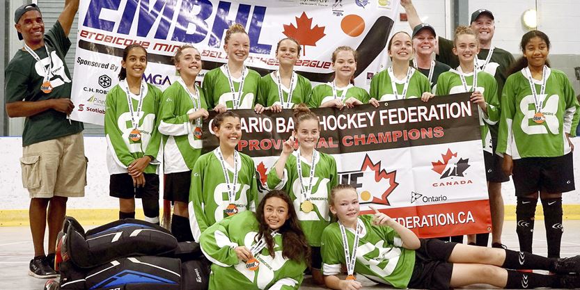 uReport Etobicoke girls win provincial ball hockey title  Toronto.com