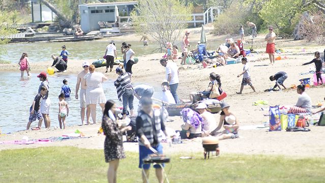 De La Salle beach in Georgina