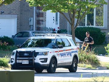 PICKERING -- A man was shot numerous times inside a Pickering home early Tuesday morning. Officers were called to the home on Glen Eden Court after reports of gunshots. The area is still taped off as the investigation continues. July 26, 2016
