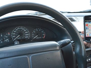 Police regularly carry out distracted driving blitzes to curb cellphone use while on the roads.