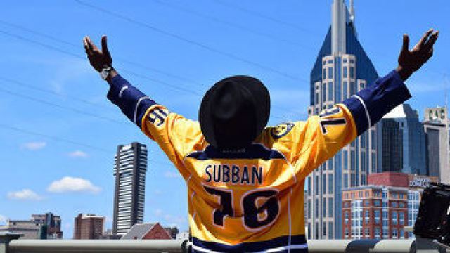 P.K. Subban channels Johnny Cash on Nashville stage