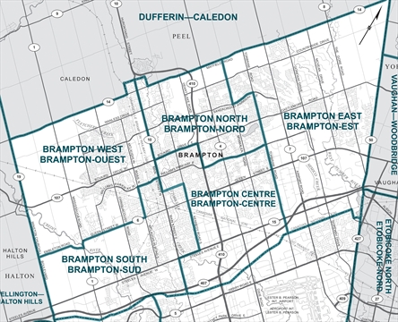 Election riding changes presented in Ottawa | BramptonGuardian.com