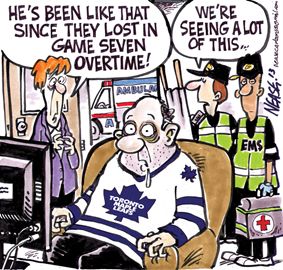 Steve Nease on Leafs fans