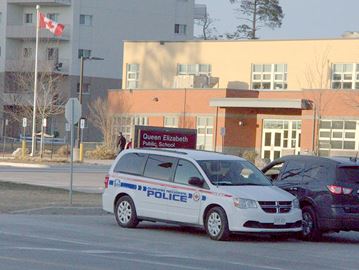 Durham police investigated a threat to Queen Elizabeth P.S. on March 22. They ultimately deemed the threat unfounded .