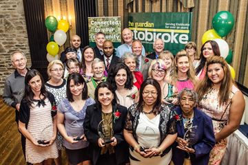 Former Urban Hero Award Winners gather at the Old Mill in 2014. We're looking for the next group of everyday heroes! Nominate today.