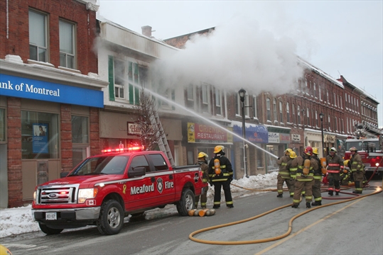 Fire In Downtown Meaford | Simcoe.com