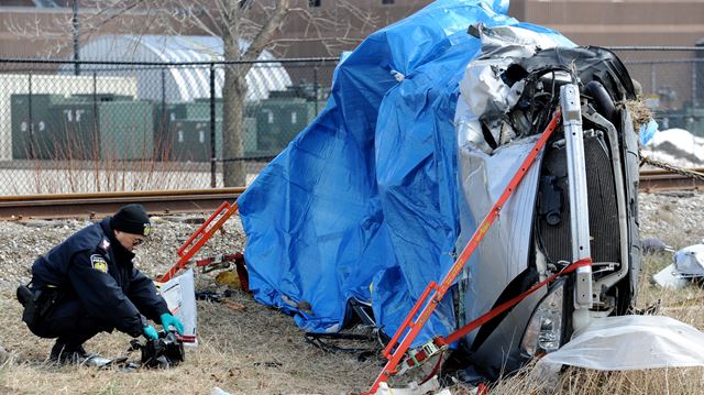 Two victims trapped in car/train crash in Brampton  BramptonGuardian.com