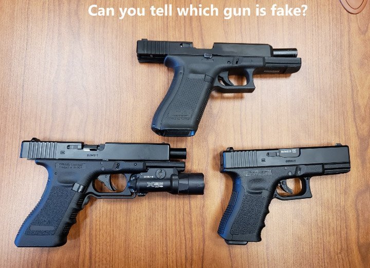 real guns that look like toy guns