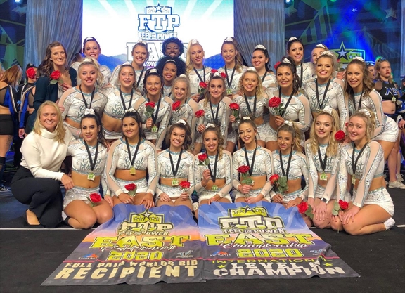 Great White Sharks Cheer Team Makes History