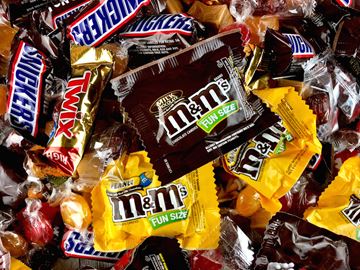 It could take as much as 16 minutes of strength training or yoga to burn off the calories in a fun-sized pack of M&Ms.