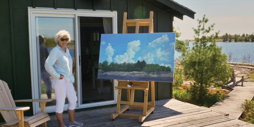 Paddling Artist Inspired By Georgian Bay Parrysound Com