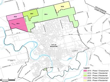 brantford boundary brant county map