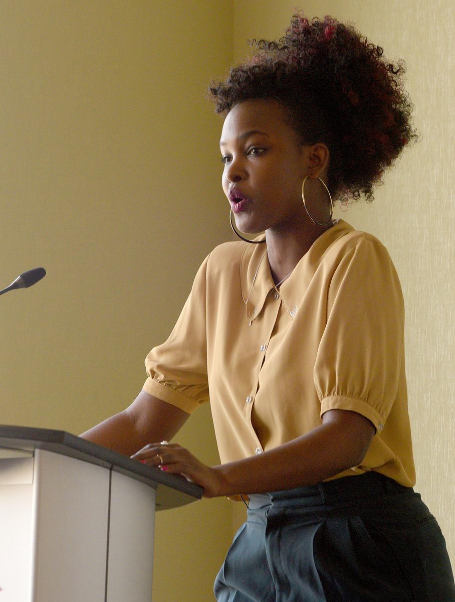 Rita Ngarambe presents a poem 