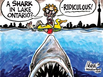 Today’s Cartoon: Shark!