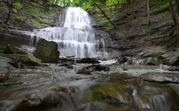waterfalls