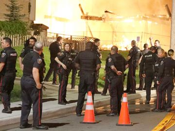 OSHAWA — A massive south Oshawa fire on a construction site that damaged multiple buildings and vehicles has been deemed arson. Durham first responders were called to a fire at a four-storey structure that was under construction on Bloor Street West, near Simcoe Street South, at roughly 2:50 a.m. on June 9.