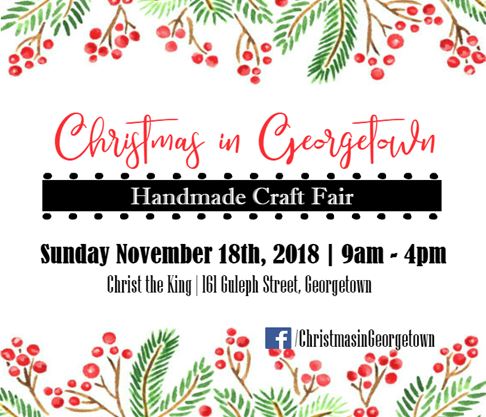 Christmas in Georgetown - Handmade Craft Fair on November 18,2018