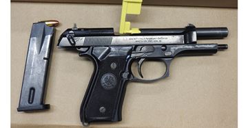A 19-year-old man faces several charges after police seized a loaded gun Aug. 7 in Pickering. Another suspect was charged after crashing his car while attempting to flee from police