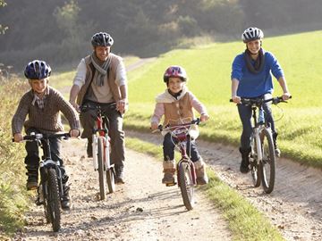 Get up off the couch, shut off the screens and enjoy some family time fitness.