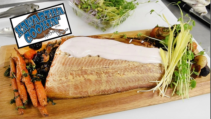 VIDEO: Pairing smoked white fish with creamy blueberry vinaigrette