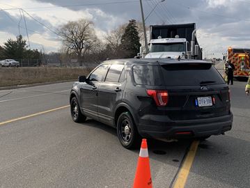 A crash in Oakville has knocked out a hydro pole and caused a major road closure.