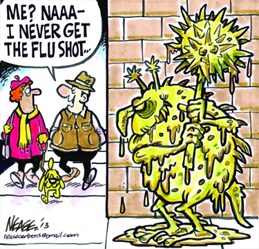 Opinion | Cartoon - NEASE - Flu Shot | Simcoe.com