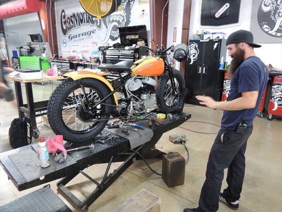 aaron kaufman motorcycle