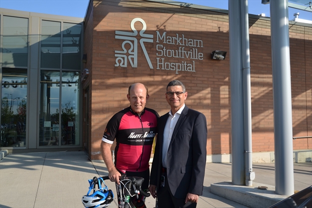 markham cyclist shares painful story of depression