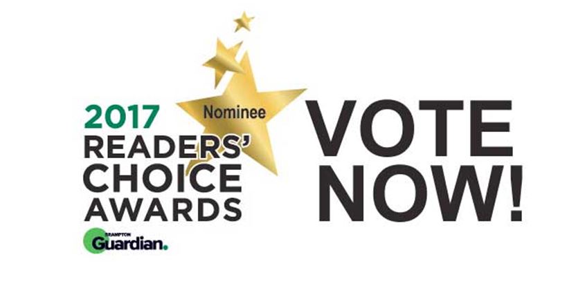 The Brampton Guardian's 2017 Readers' Choice Voting  BramptonGuardian.com