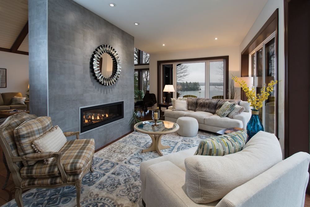 Mary Lake cottage cradled in Muskoka granite