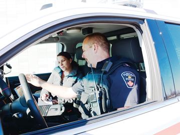 BOWMANVILLE-- Durham Regional Police Services recently opened up 16 East Division station to better serve Clarington. Police officer Rob Harding gave a tour of the station. April 14, 2016.