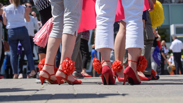 Photos + video Walk a mile in her shoes