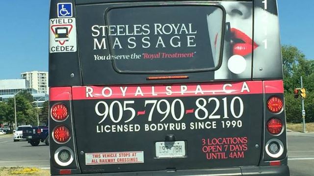 Rubbing In Bus
